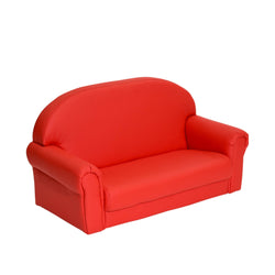 Children's Factory As We Grow Sofa with Black Legs - Red (CF805-310)