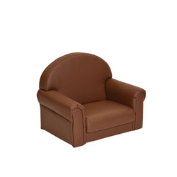 Children's Factory As We Grow Chair with Black Legs - Walnut (CF805-311)