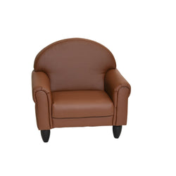 Children's Factory As We Grow Chair with Black Legs - Walnut (CF805-311)