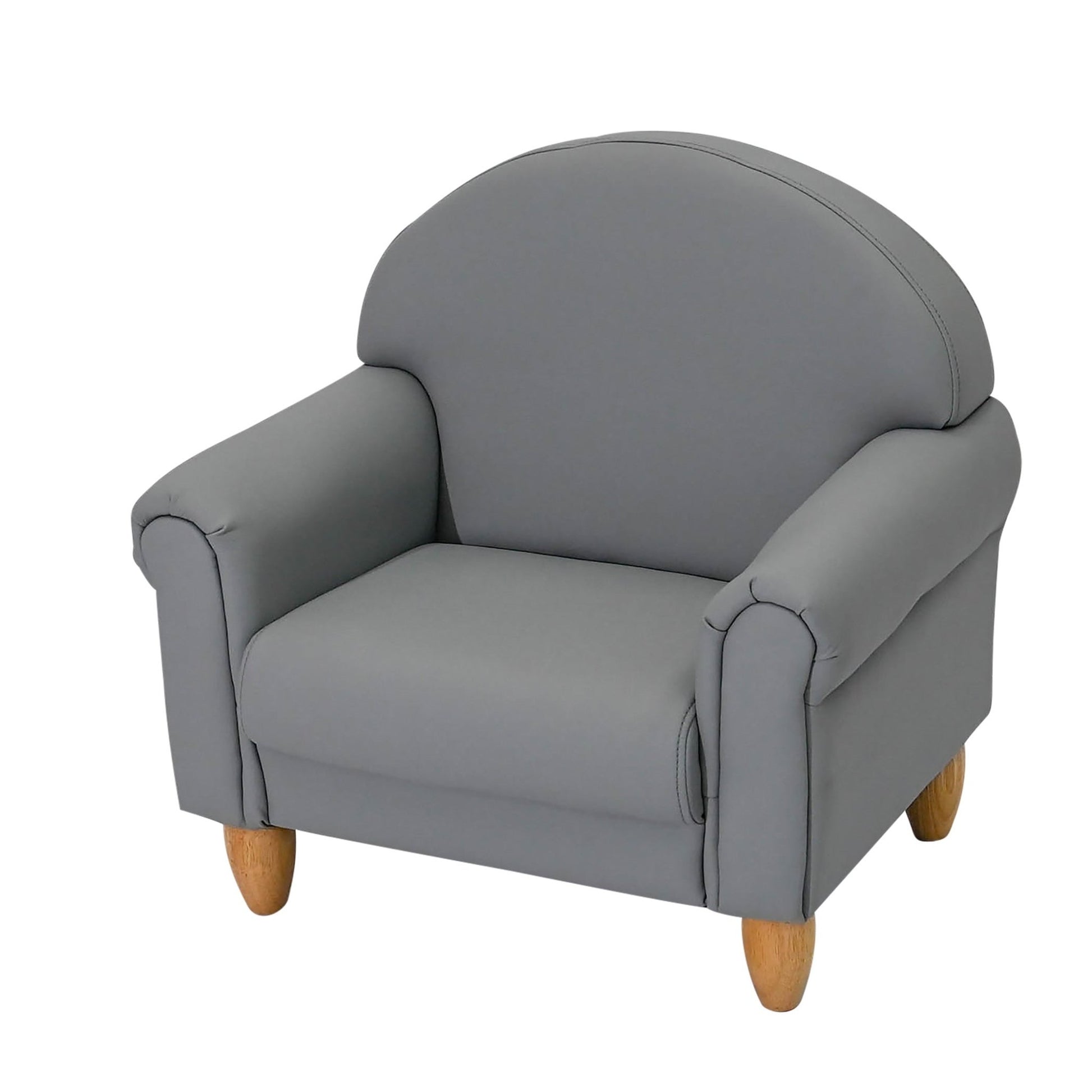 Children's Factory As We Grow Chair with Natural Legs - Walnut (CF805 - 315) - SchoolOutlet
