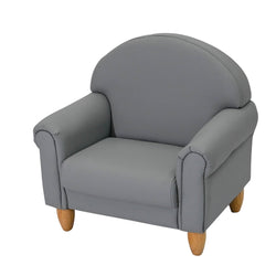 Children's Factory As We Grow Chair with Natural Legs - Walnut (CF805-315)