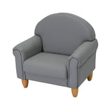 Children's Factory As We Grow Chair with Natural Legs - Walnut (CF805 - 315) - SchoolOutlet