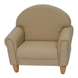 Children's Factory As We Grow Chair with Natural Legs - Buff (CF805-318)