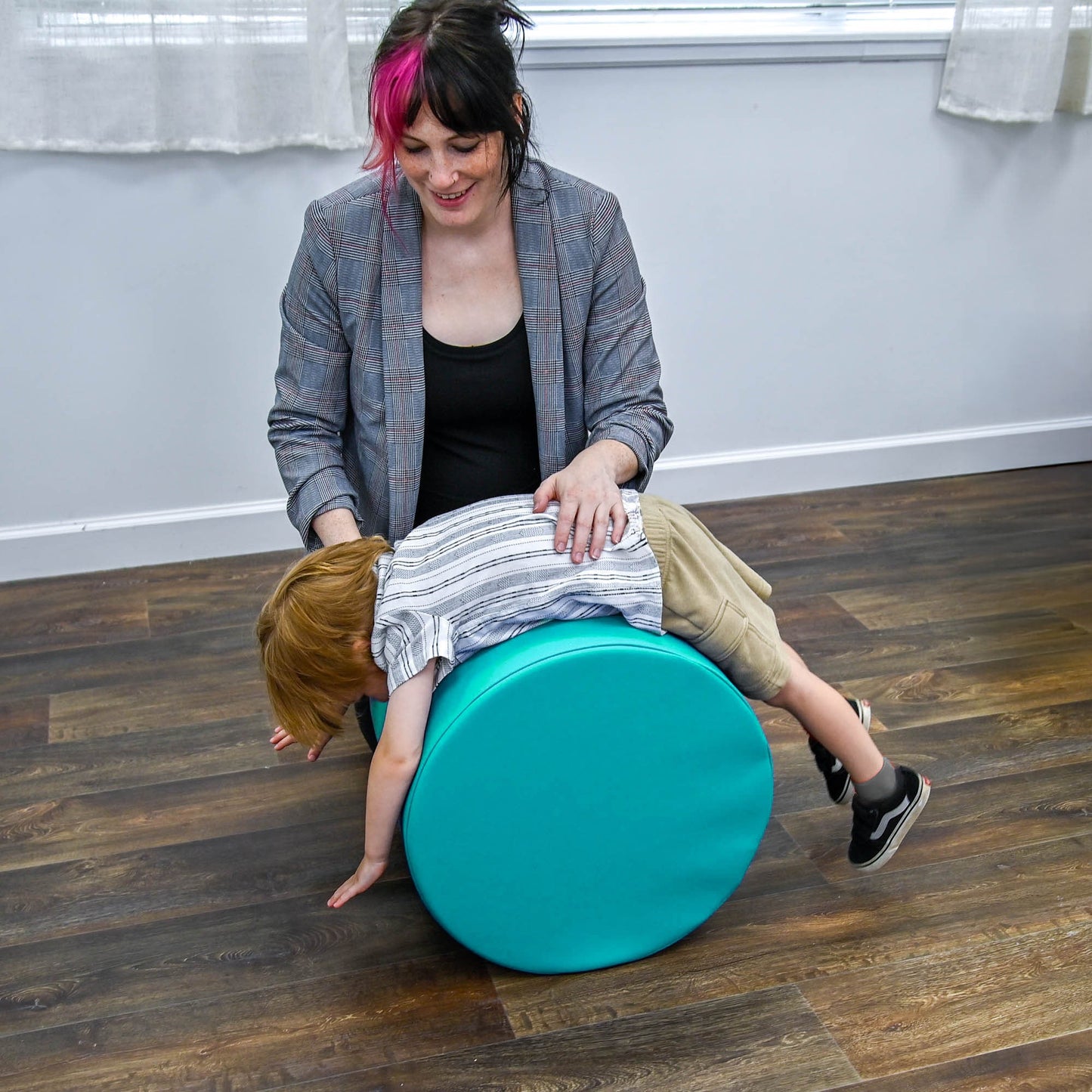 Children's Factory Ottoman 18 Diameter x 16" H (CF805 - 321XX) - SchoolOutlet