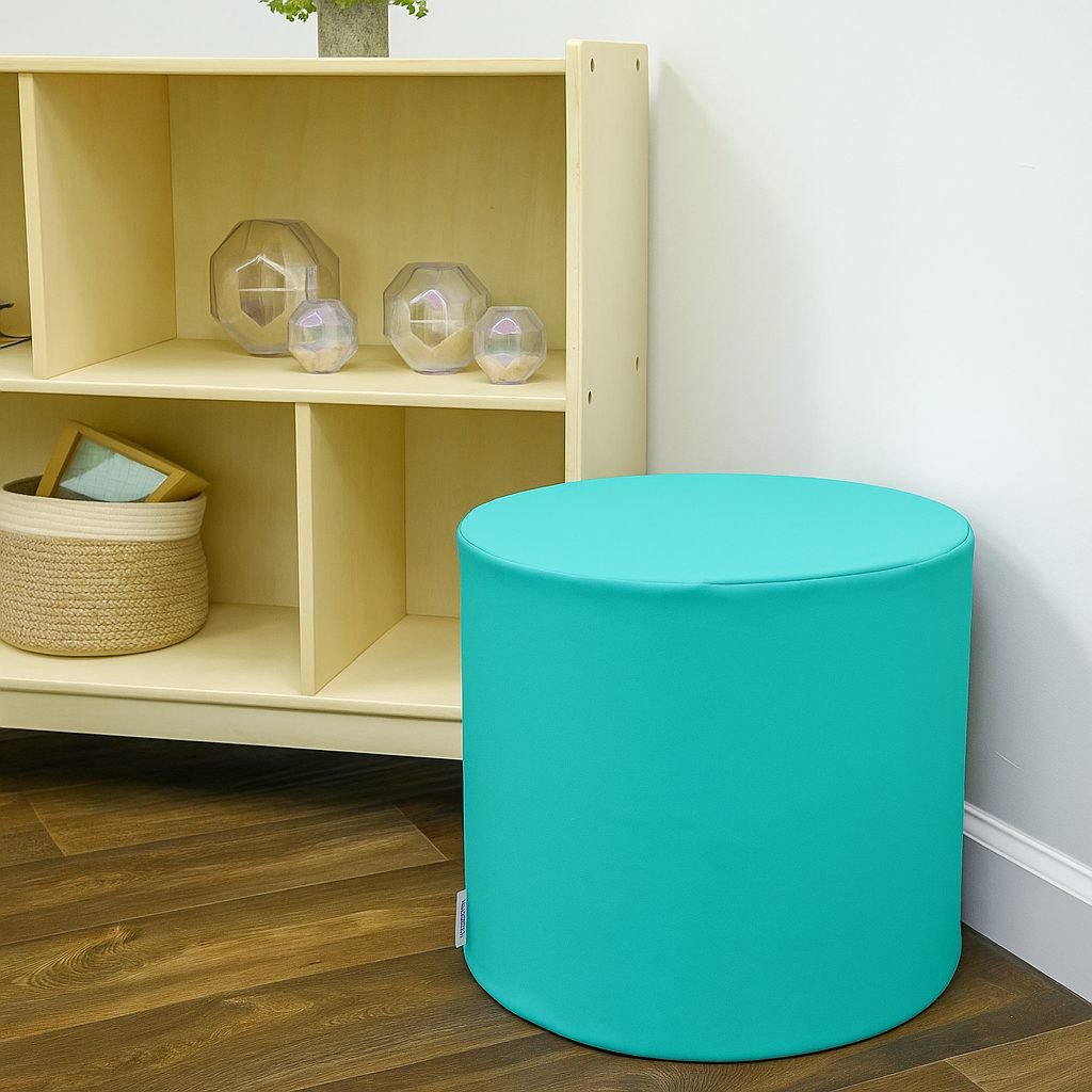 Children's Factory Ottoman 18 Diameter x 16" H (CF805 - 321XX) - SchoolOutlet