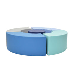 Children's Factory 5 Piece Curve Seating - Tranquility