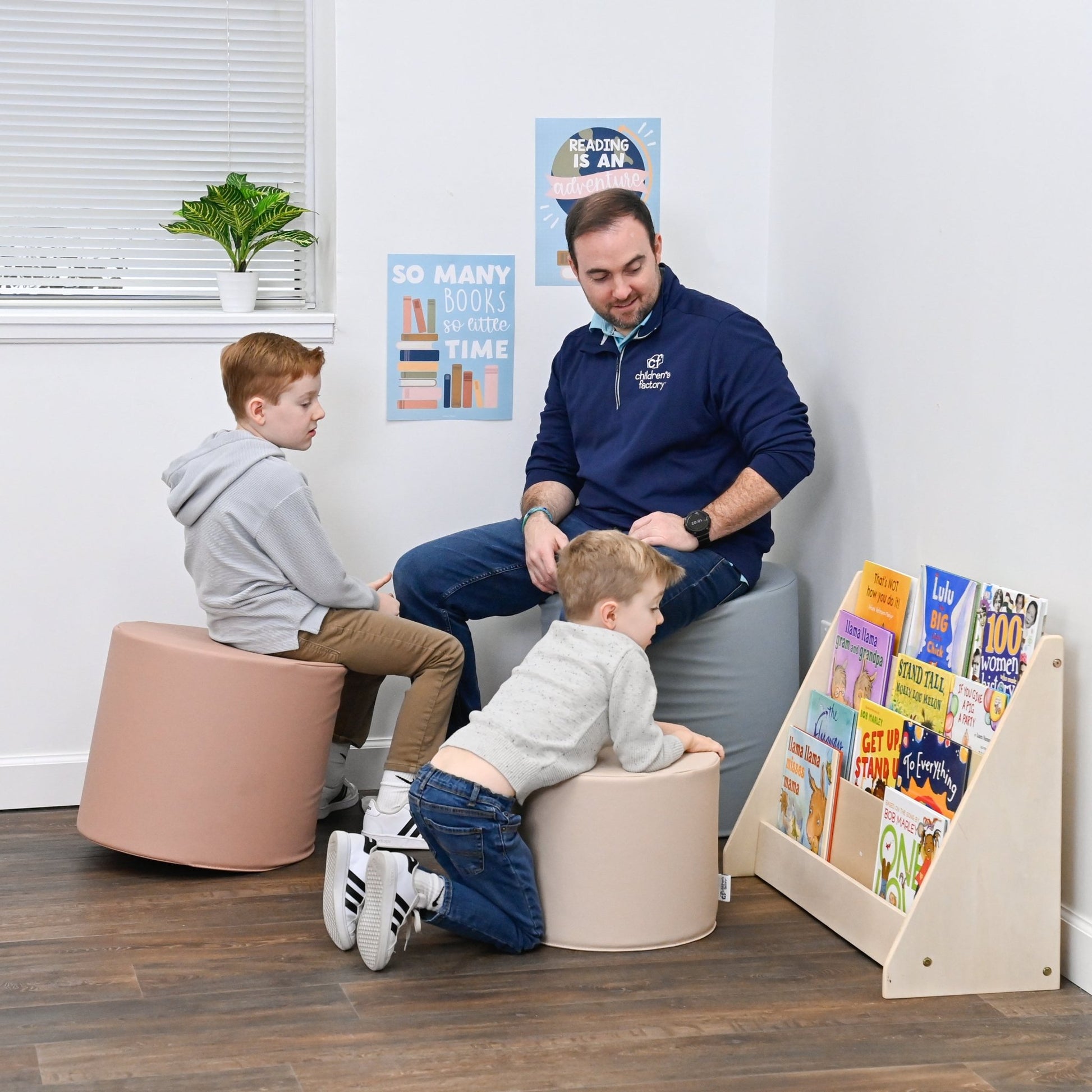 Children's Factory Ottoman Trio (CF805 - 3XX - T) - SchoolOutlet