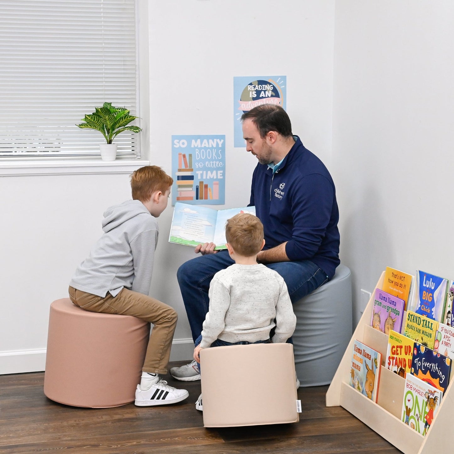 Children's Factory Ottoman Trio (CF805 - 3XX - T) - SchoolOutlet