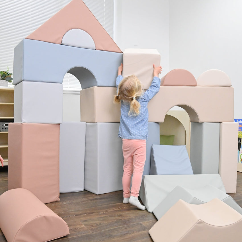 Children's Factory 12" Module Blocks - Set of 21 - Set A (CF805 - 3XX) - SchoolOutlet