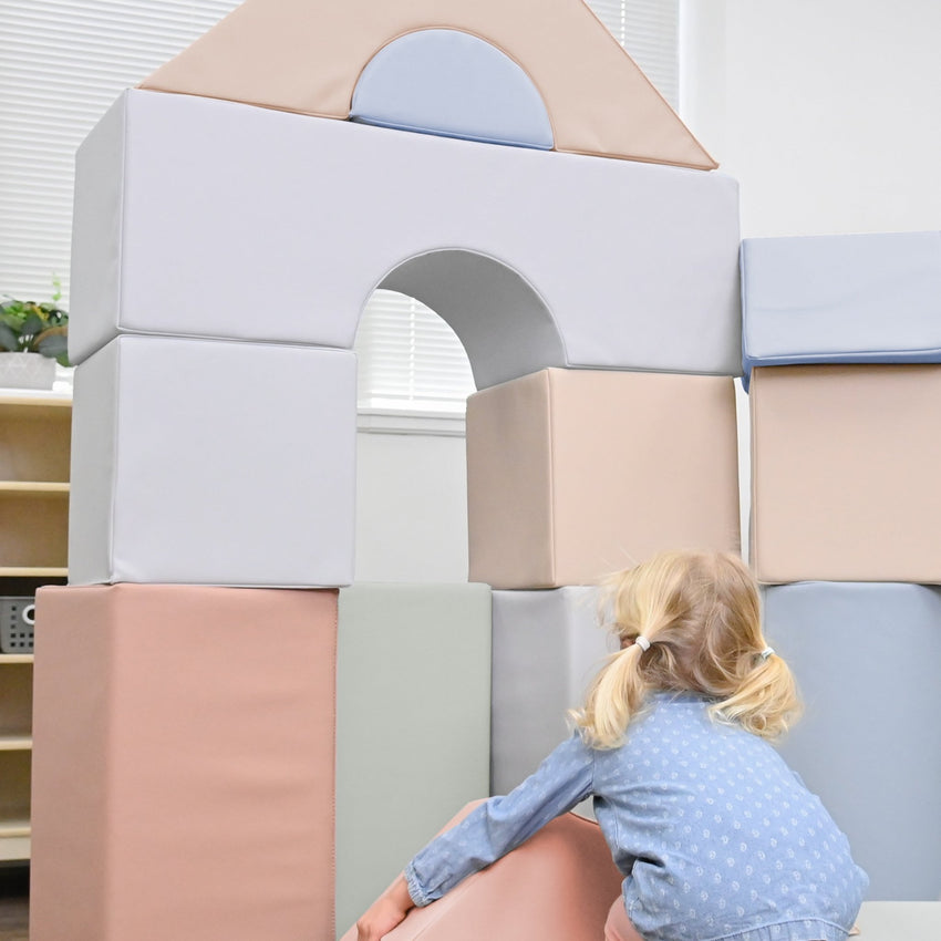 Children's Factory 12" Module Blocks - Set of 14 - Set B (CF805 - 34X) - SchoolOutlet