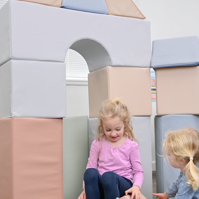 Children's Factory 12" Module Blocks - Set of 14 - Set B (CF805 - 34X) - SchoolOutlet
