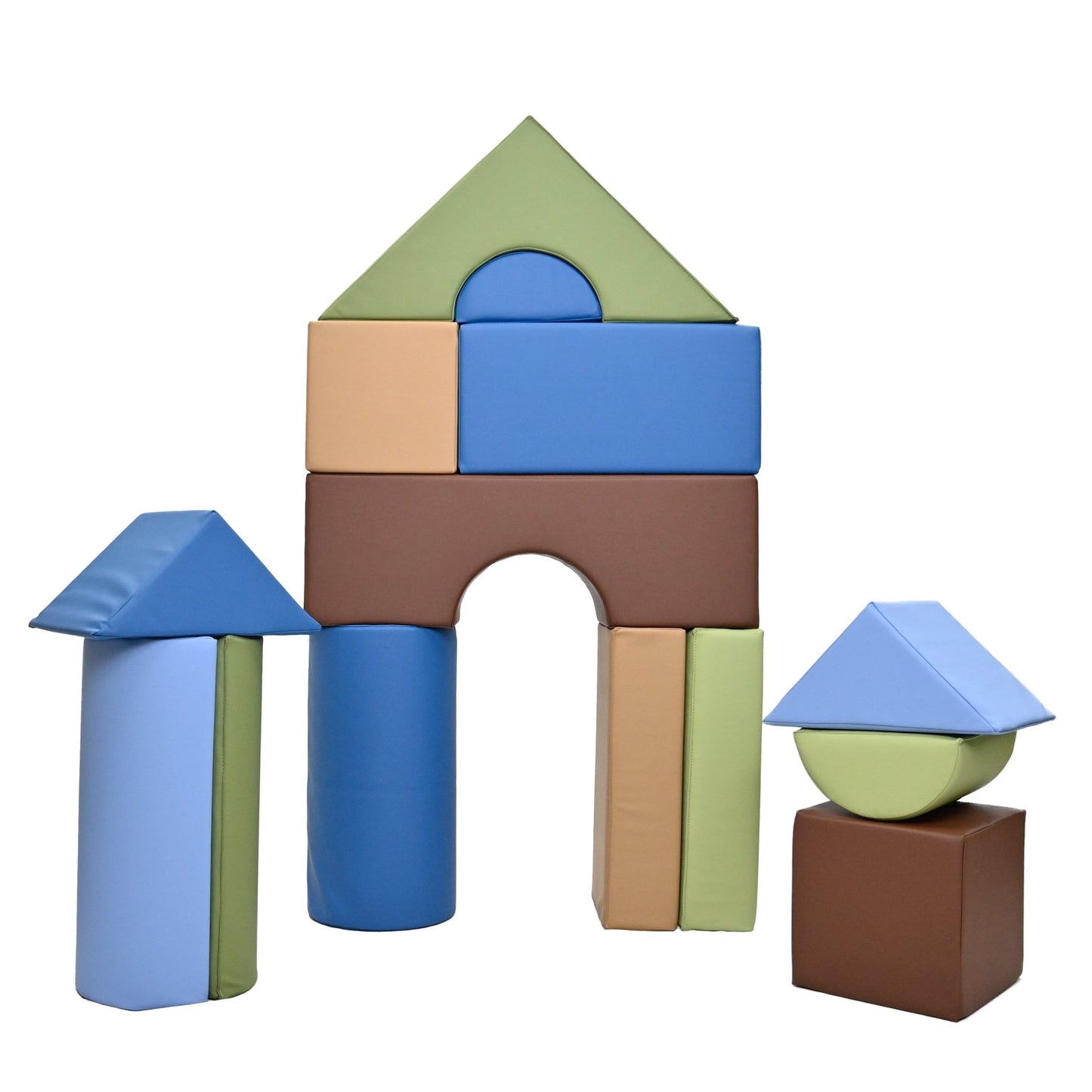 Children's Factory 12" Module Blocks - Set of 14 - Set B (CF805 - 34X) - SchoolOutlet