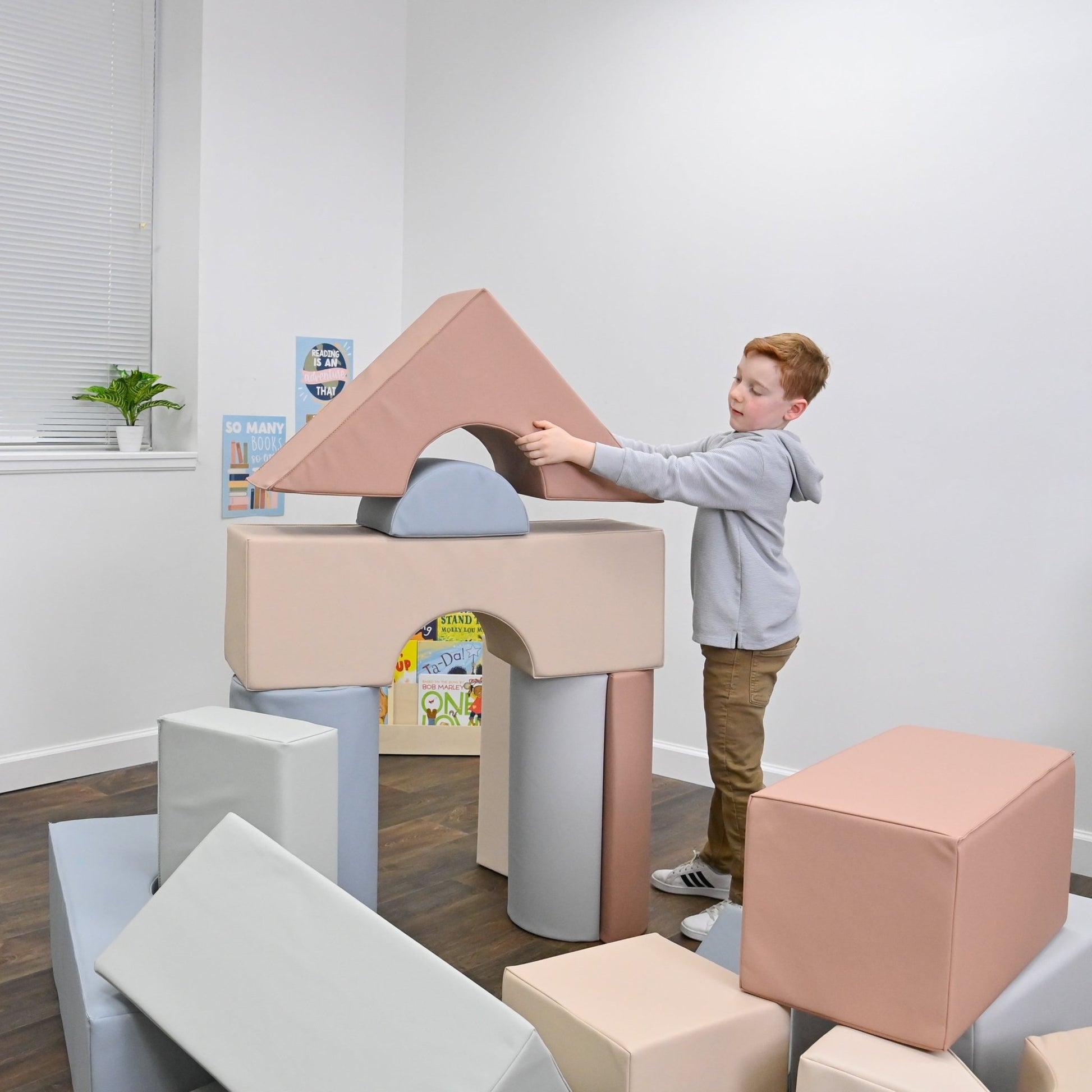 Children's Factory 12" Module Blocks - Set of 35 - Set A and B (CF805 - 34X - MB) - SchoolOutlet
