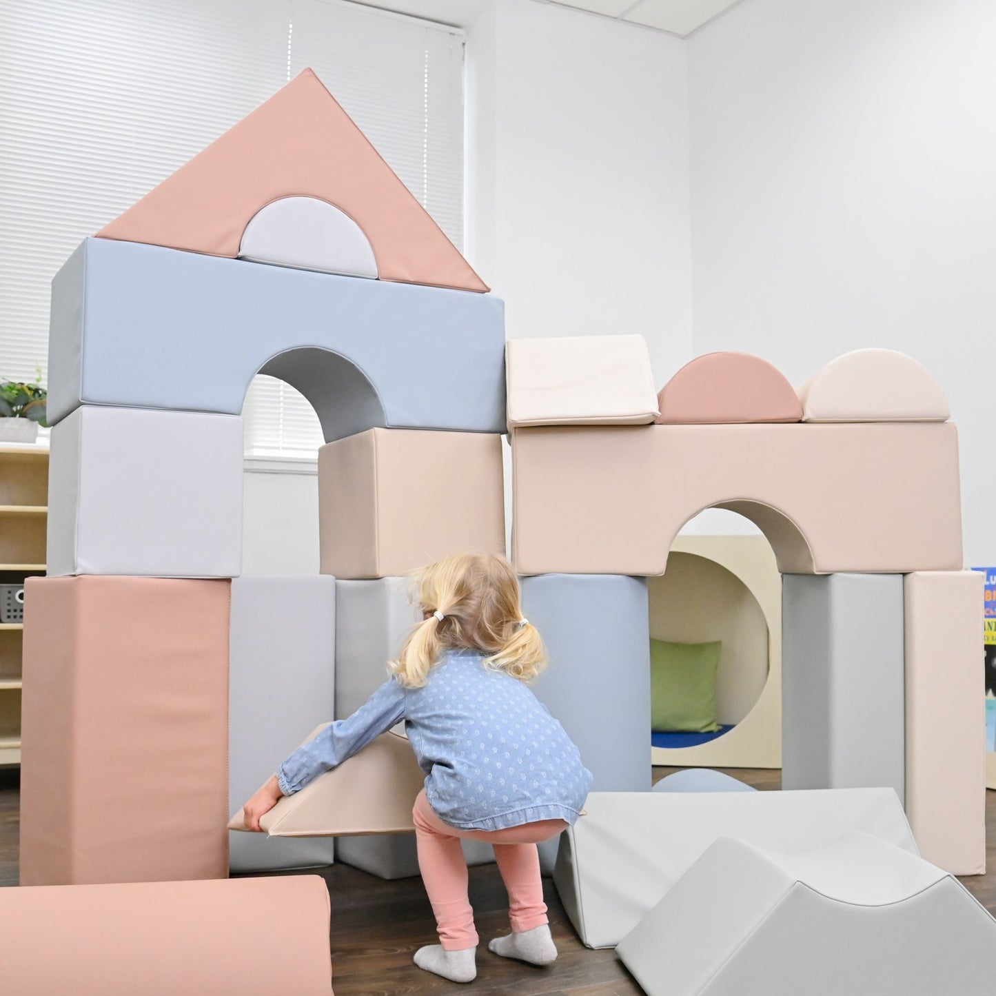 Children's Factory 12" Module Blocks - Set of 35 - Set A and B (CF805 - 34X - MB) - SchoolOutlet