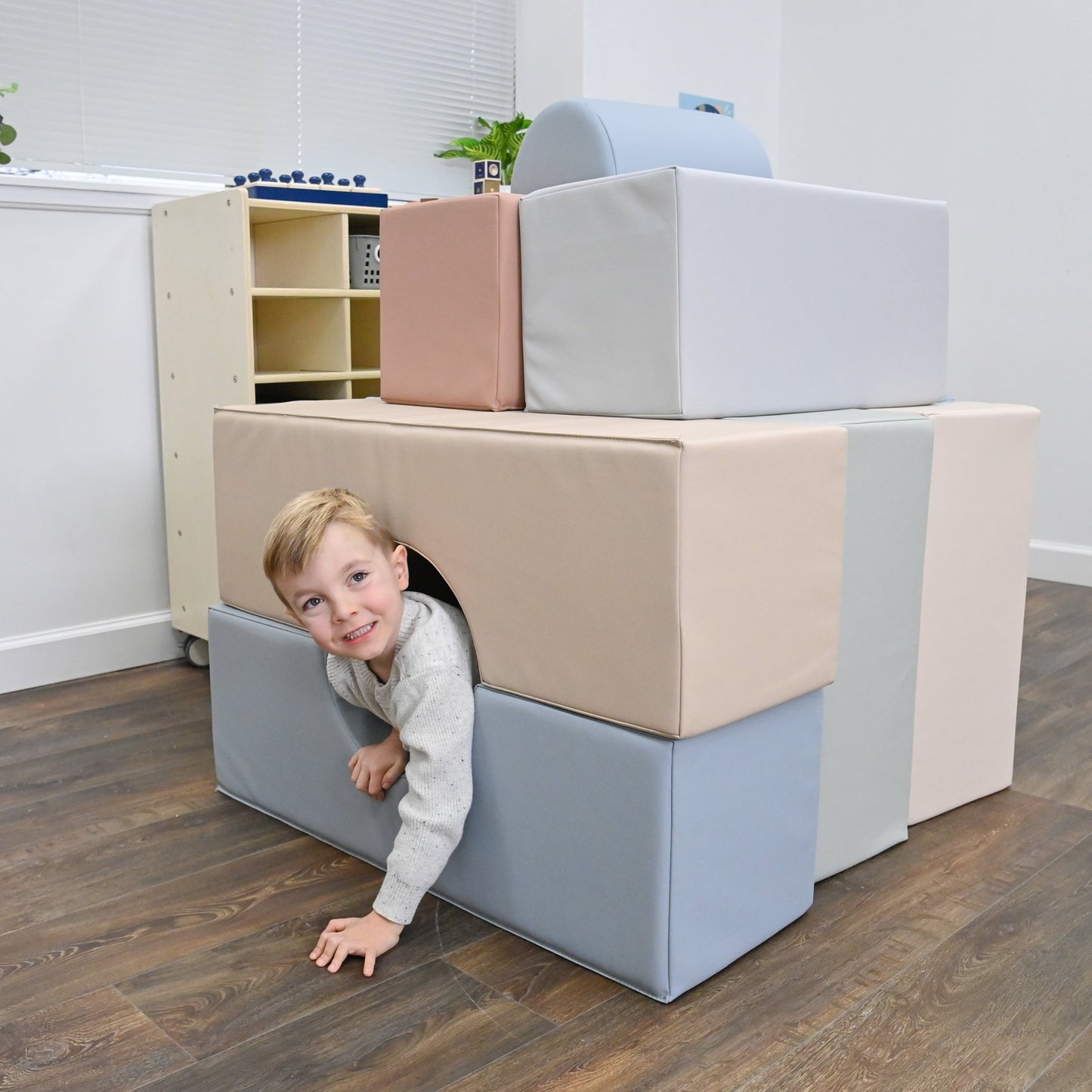 Children's Factory 12" Module Blocks - Set of 35 - Set A and B (CF805 - 34X - MB) - SchoolOutlet