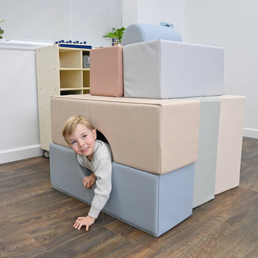 Children's Factory 12" Module Blocks - Set of 35 - Set A and B (CF805 - 34X - MB) - SchoolOutlet