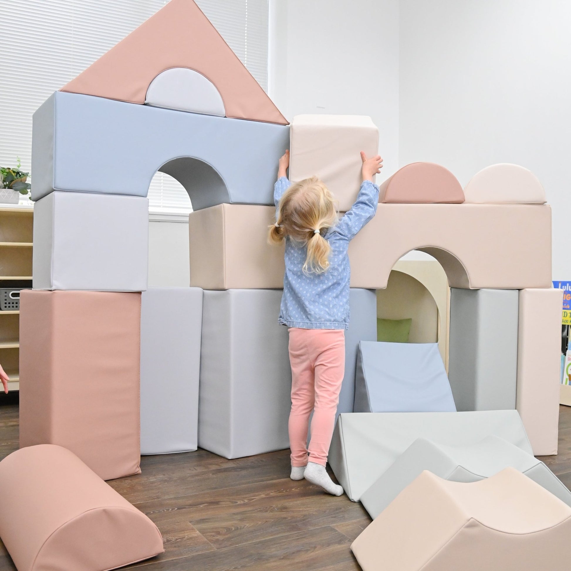 Children's Factory 12" Module Blocks - Set of 35 - Set A and B (CF805 - 34X - MB) - SchoolOutlet
