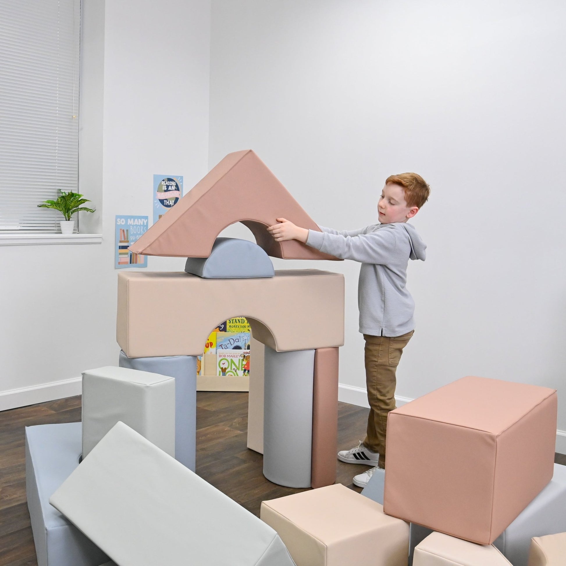Children's Factory 12" Module Blocks - Set of 35 - Set A and B (CF805 - 34X - MB) - SchoolOutlet