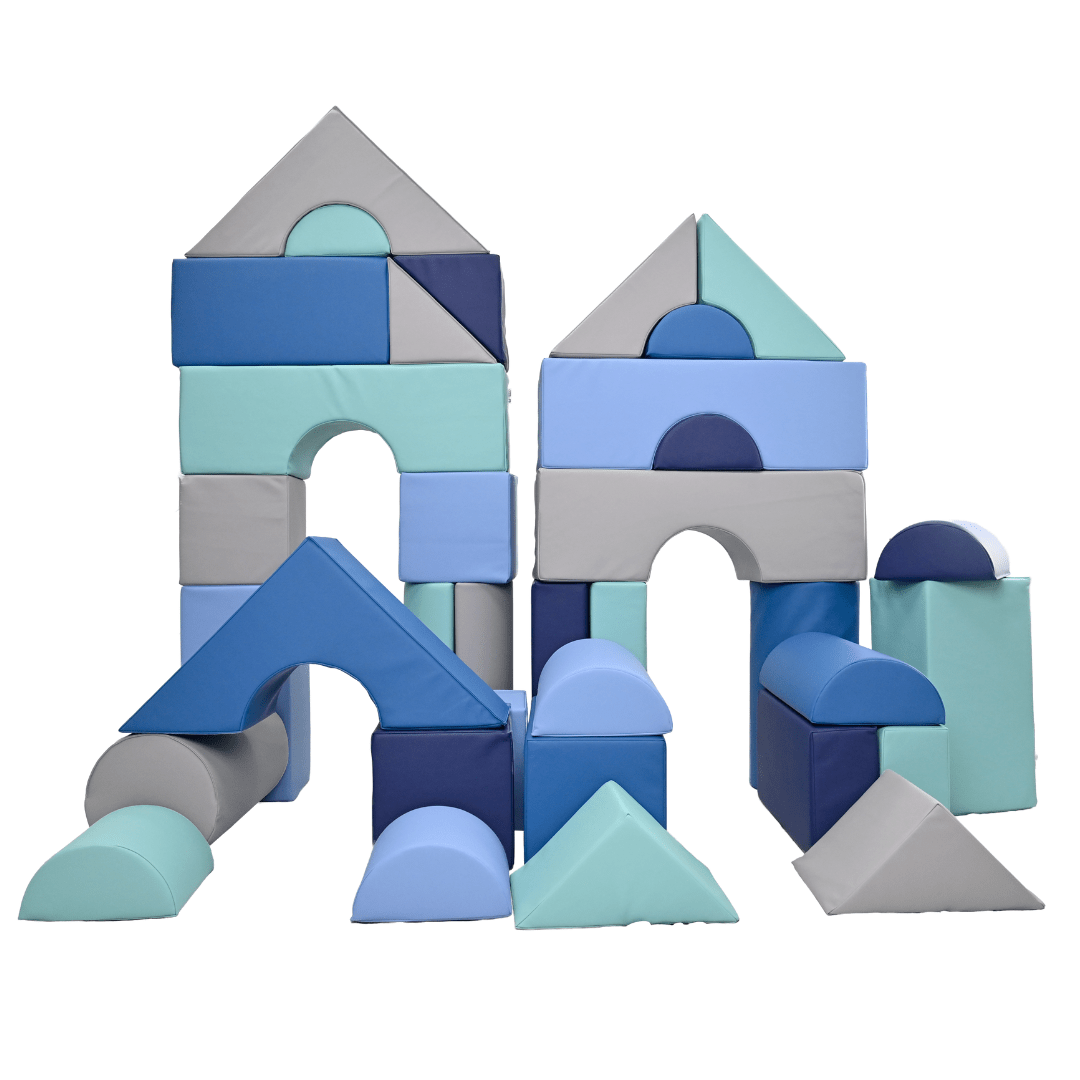 Children's Factory 12" Module Blocks - Set of 35 (Set A and B) - SchoolOutlet