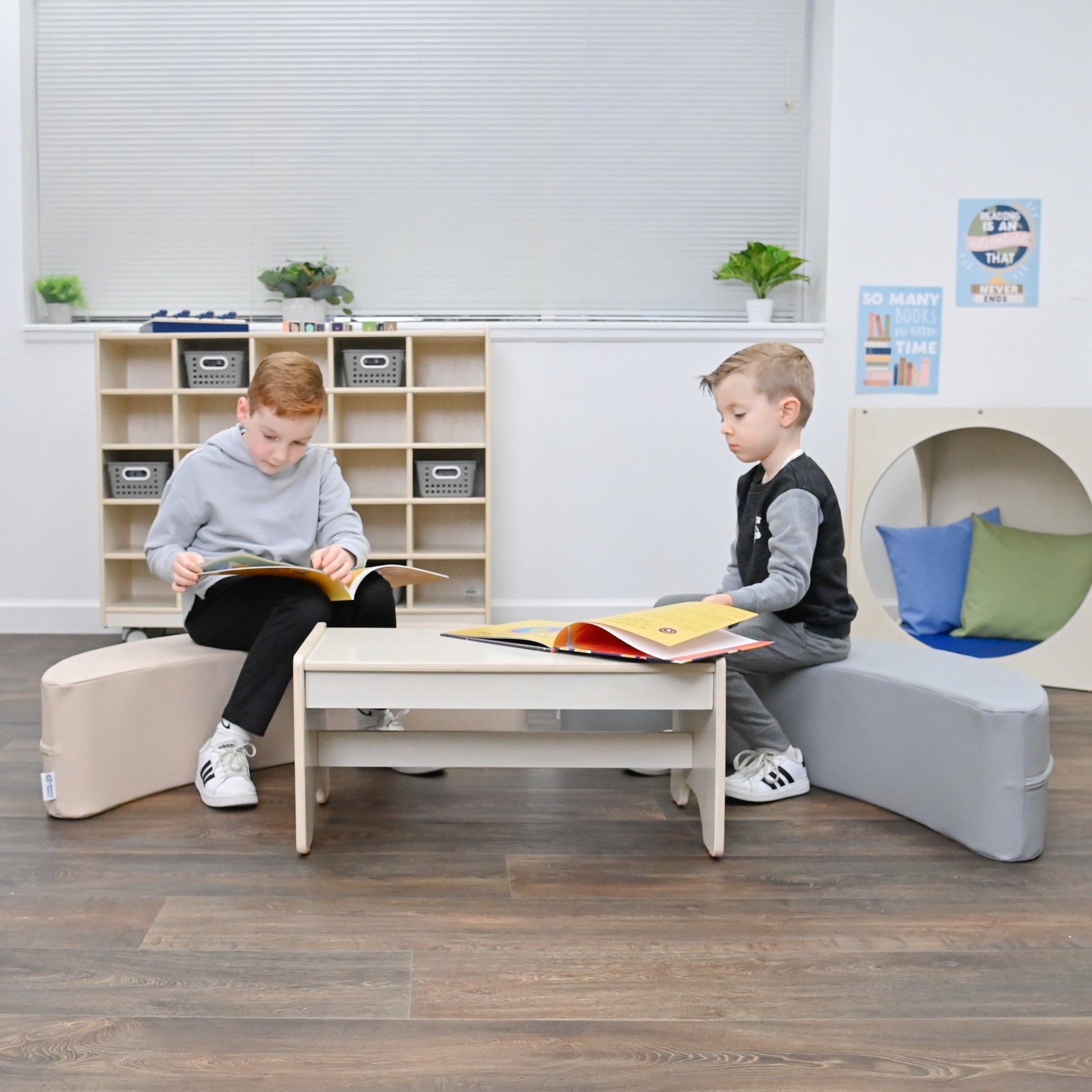 Children's Factory Happy Rocker - Gray (CF805-353) - SchoolOutlet