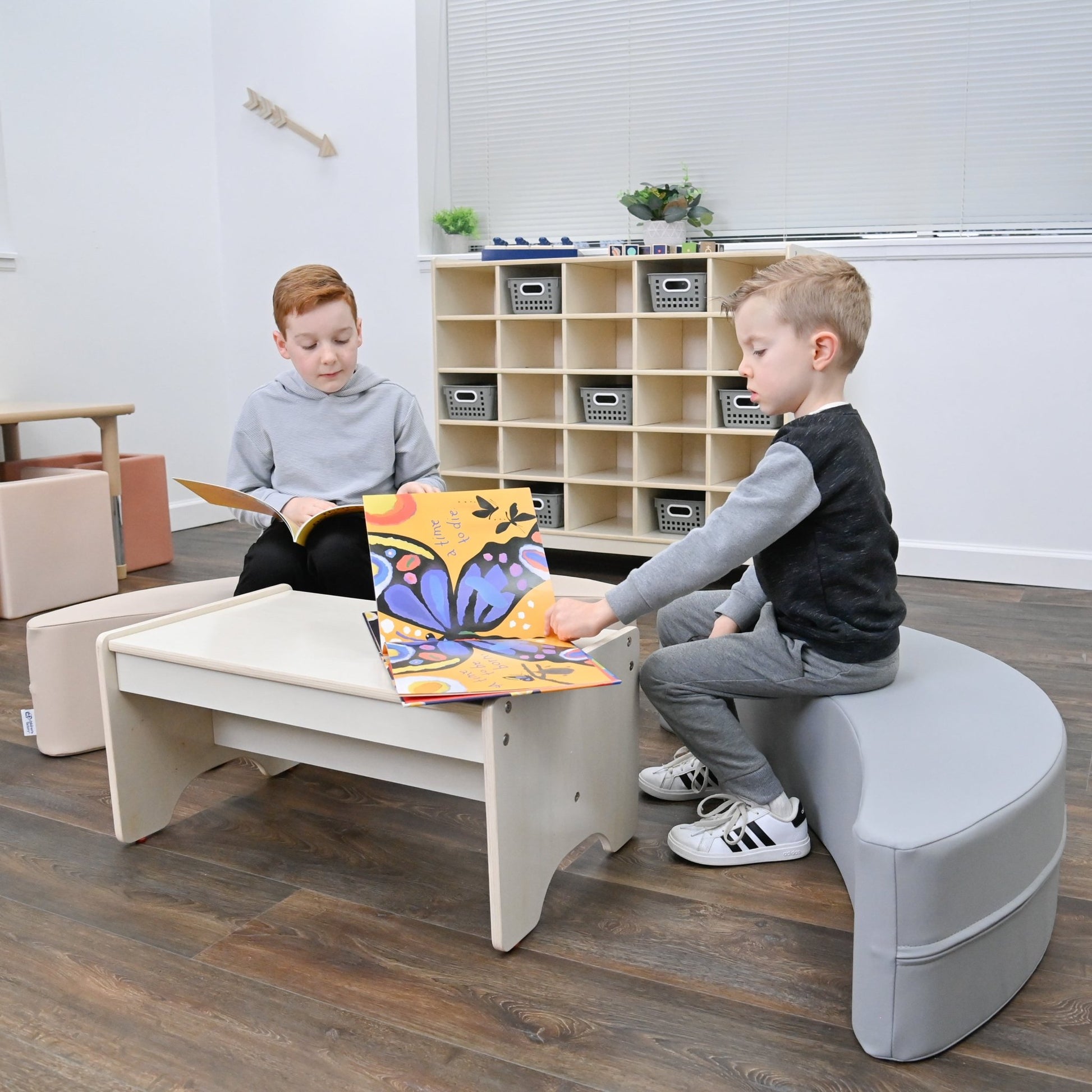 Children's Factory Happy Rocker - Gray (CF805-353) - SchoolOutlet