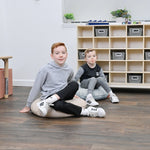 Children's Factory 18×18 Mini Round Pouf with Handle - Set of 2 (CF805 - 3XX) - SchoolOutlet