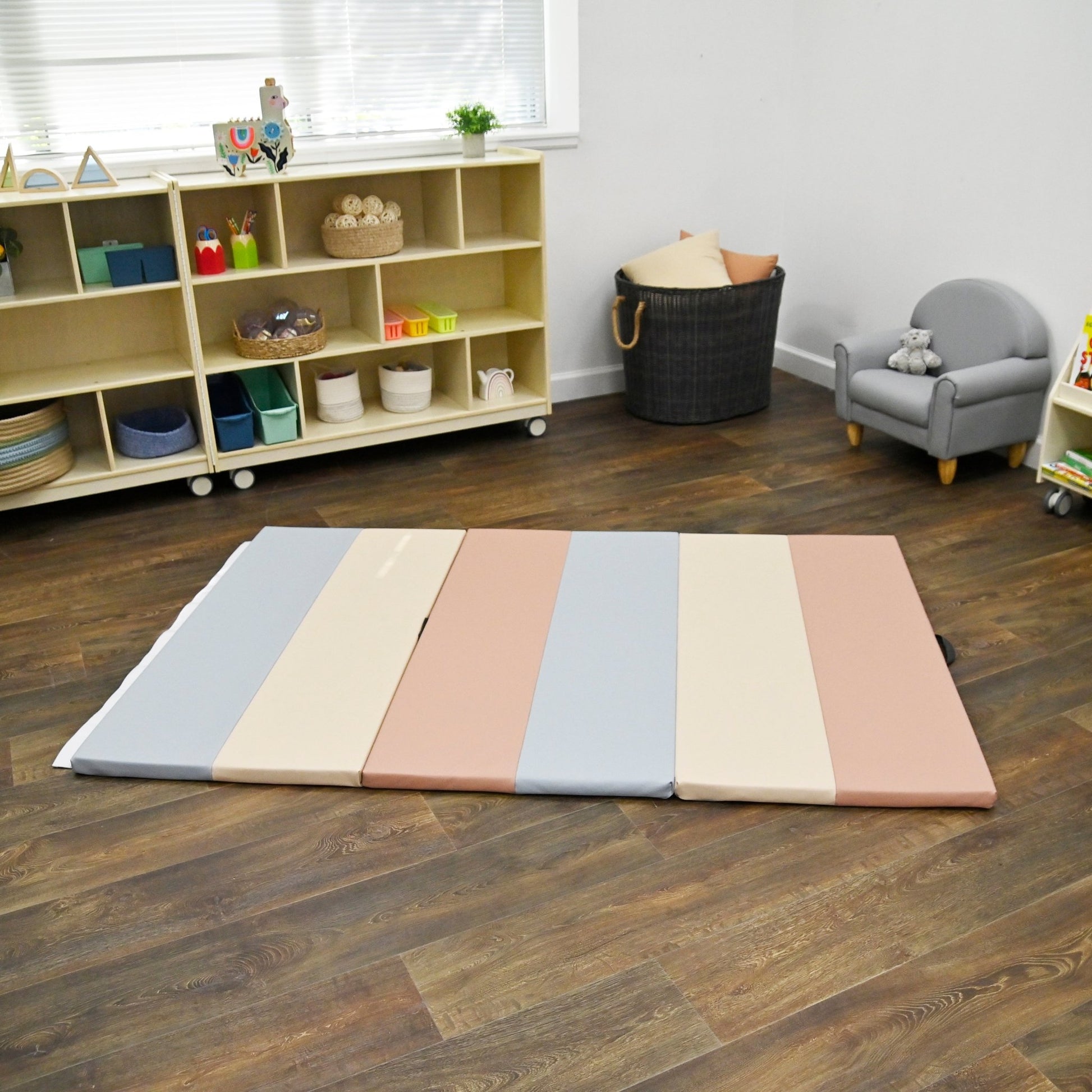 Children's Factory 4' x 6' Folding Gym Mat - Elements (CF805 - 368) - SchoolOutlet