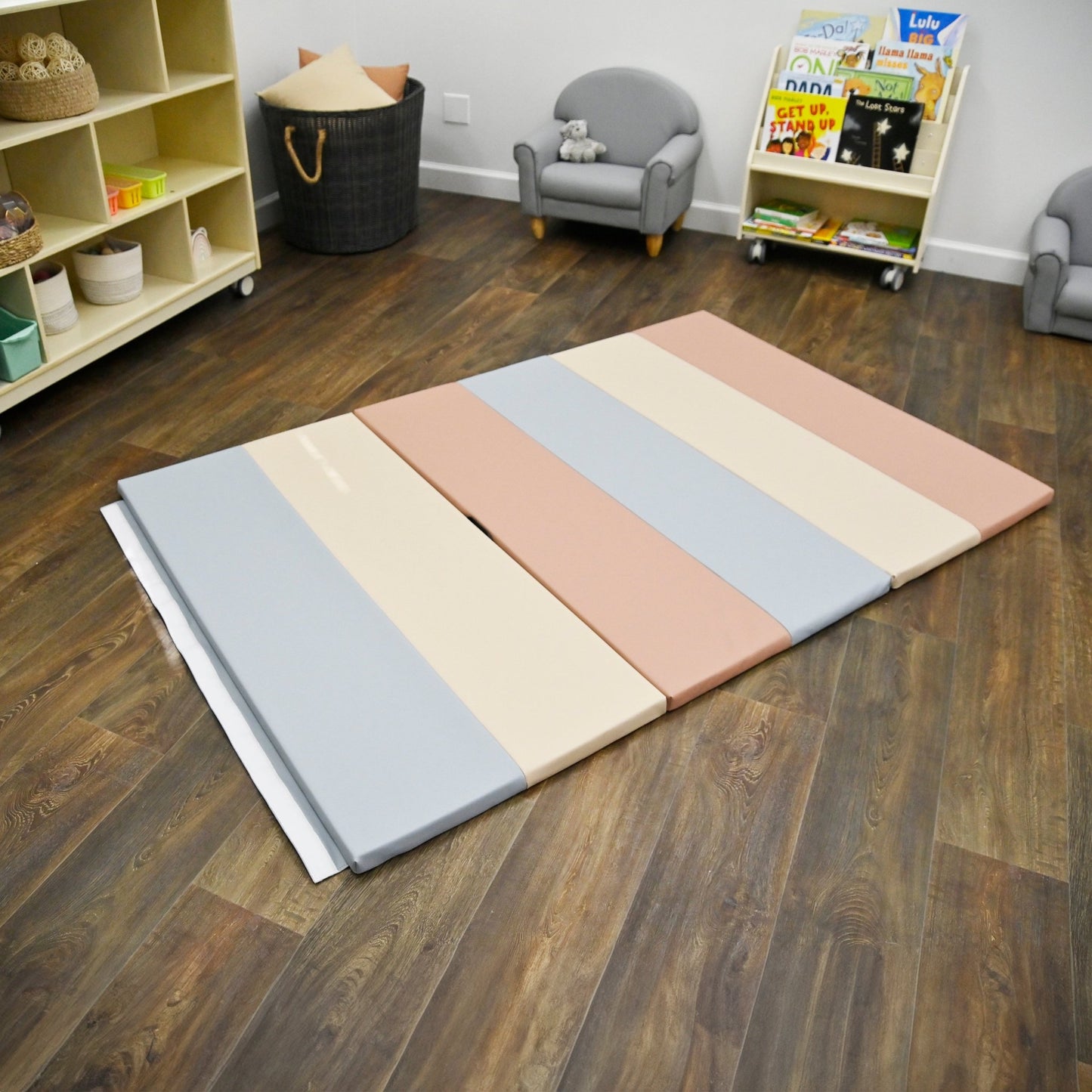 Children's Factory 4' x 6' Folding Gym Mat - Elements (CF805 - 368) - SchoolOutlet