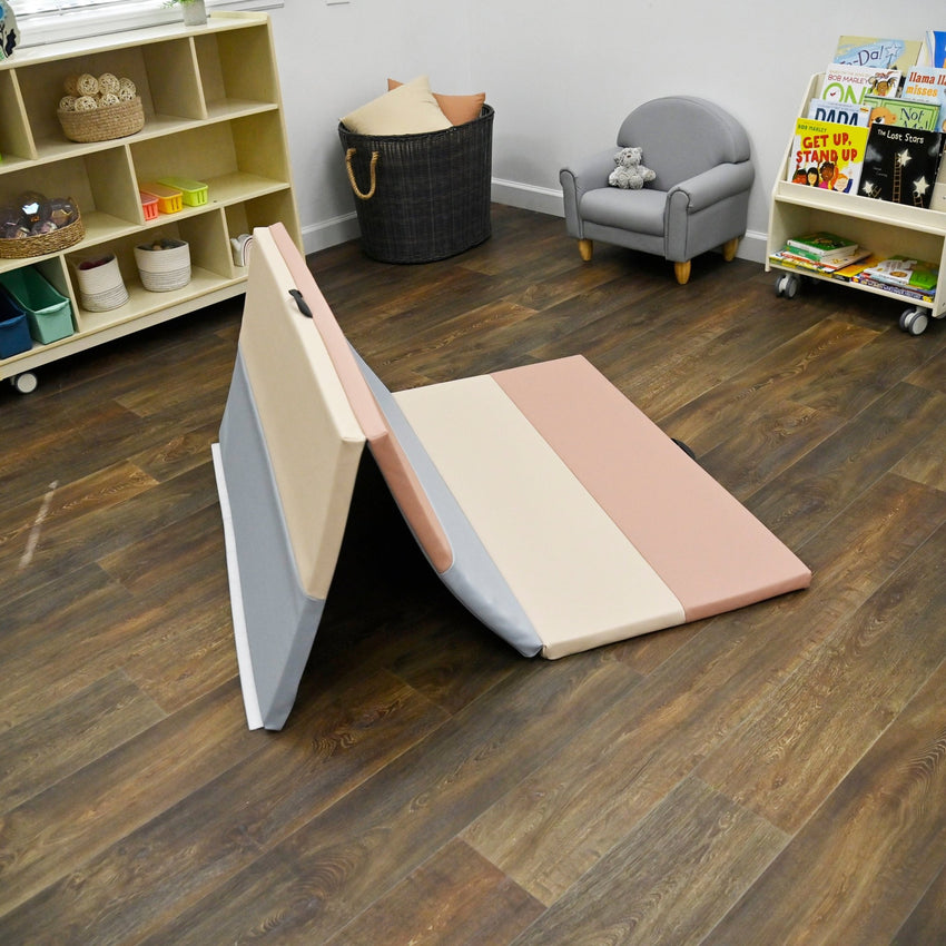 Children's Factory 4' x 6' Folding Gym Mat - Elements (CF805 - 368) - SchoolOutlet