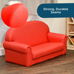Children's Factory As We Grow Chair & Sofa Set with Black Legs - Red (CF805 - 371) - SchoolOutlet
