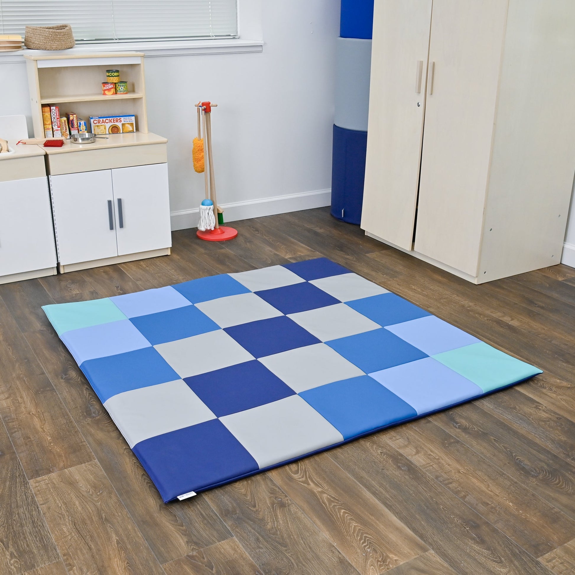 Children's Factory Patchwork Mat - Tranquility (CF805 - 379) - SchoolOutlet