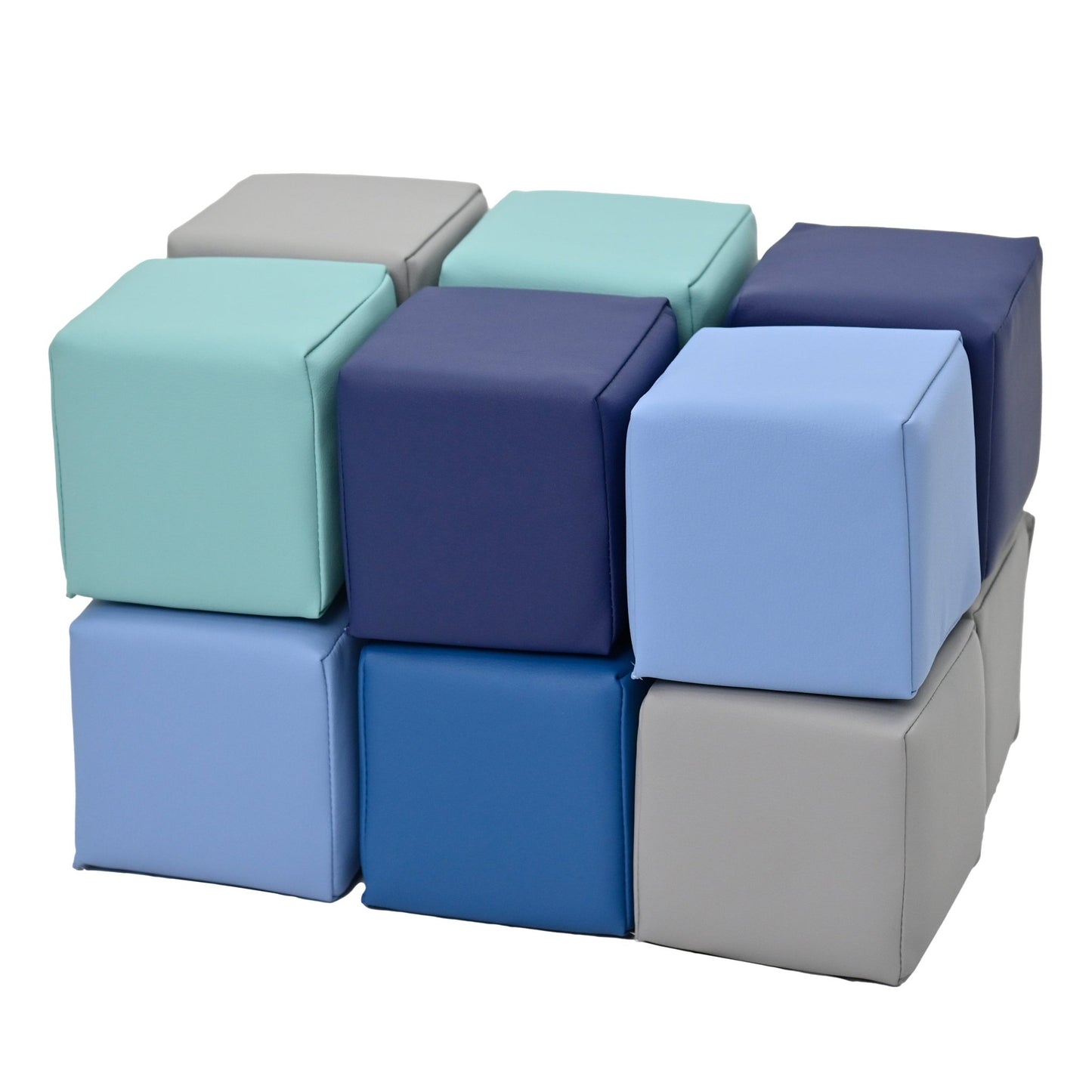 Children's Factory Toddler Baby Blocks - Set of 12 - Tranquility (CF805 - 380) - SchoolOutlet