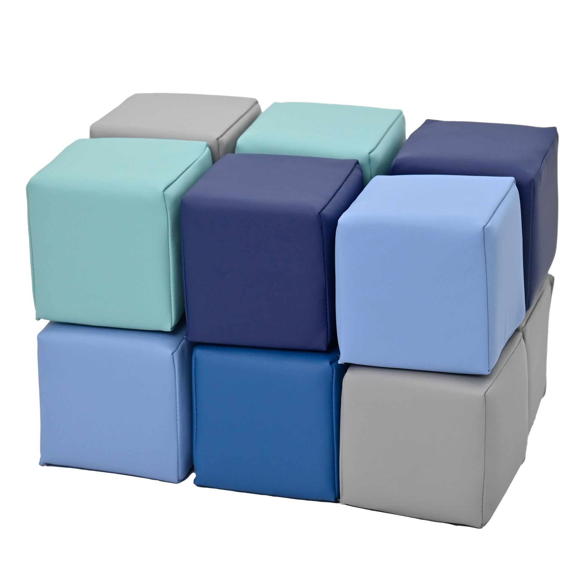 Children's Factory Toddler Baby Blocks - Set of 12 - Tranquility (CF805 - 380) - SchoolOutlet