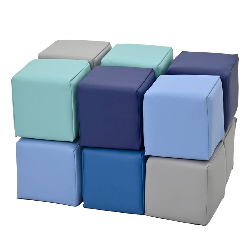 Children's Factory Toddler Baby Blocks - Set of 12 - Tranquility (CF805 - 380) - SchoolOutlet