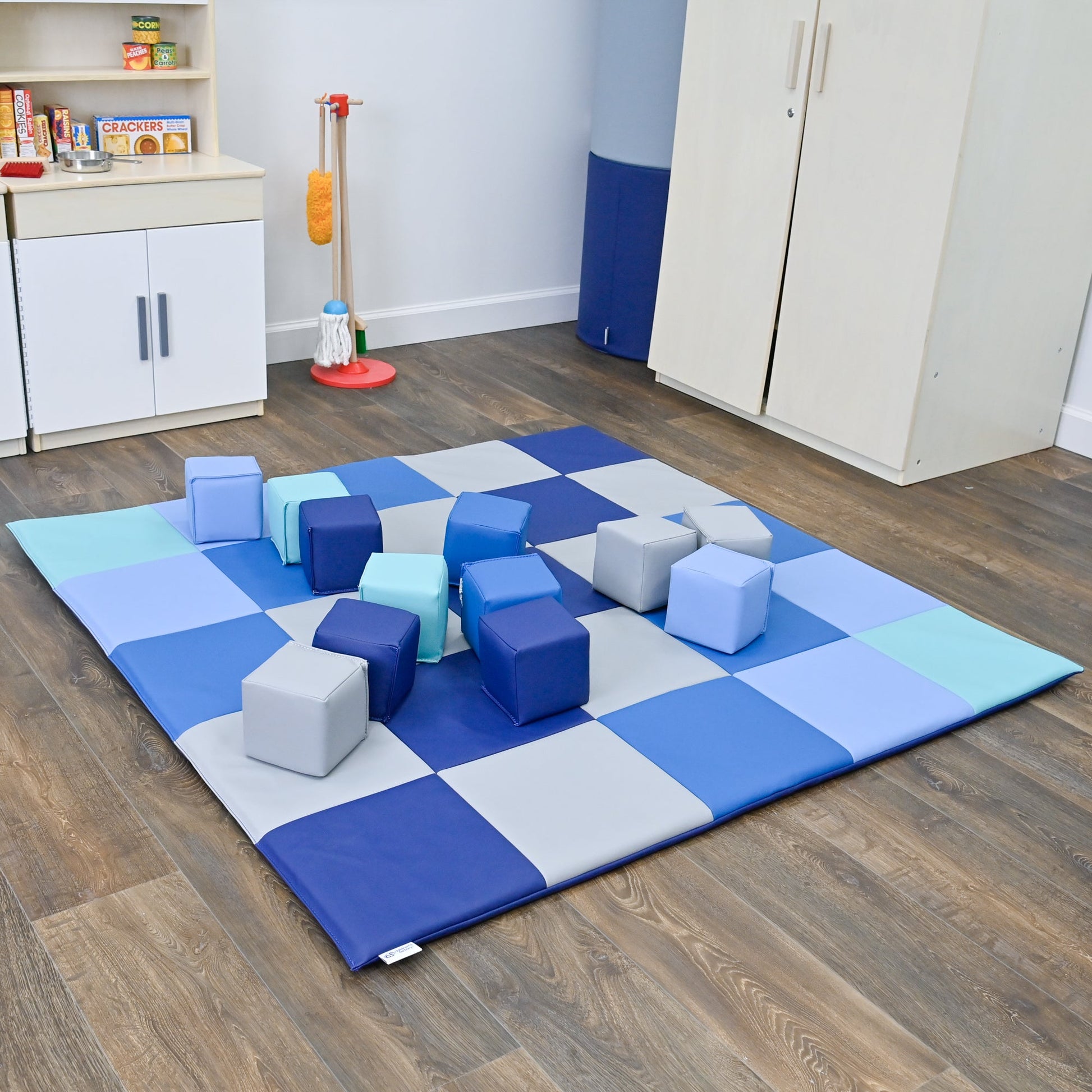 Children's Factory Toddler Baby Blocks - Set of 12 - Tranquility (CF805 - 380) - SchoolOutlet