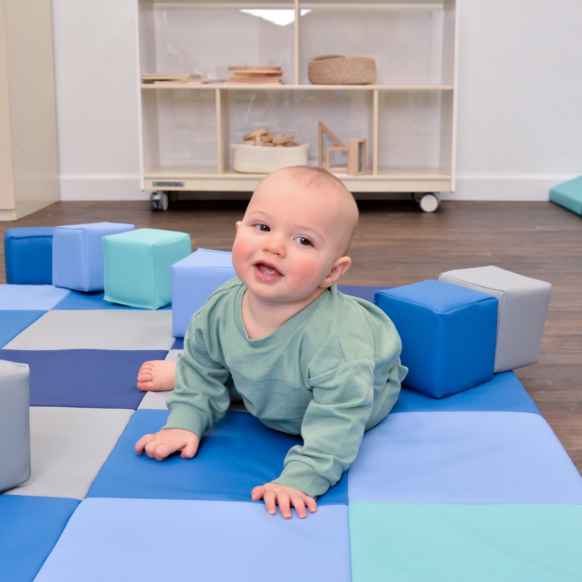 Children's Factory Toddler Baby Blocks - Set of 12 - Tranquility (CF805 - 380) - SchoolOutlet