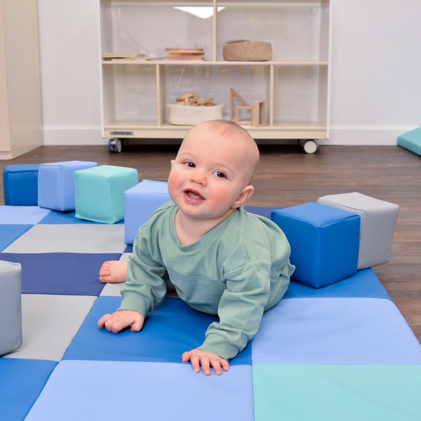 Children's Factory Toddler Baby Blocks - Set of 12 - Tranquility (CF805 - 380) - SchoolOutlet