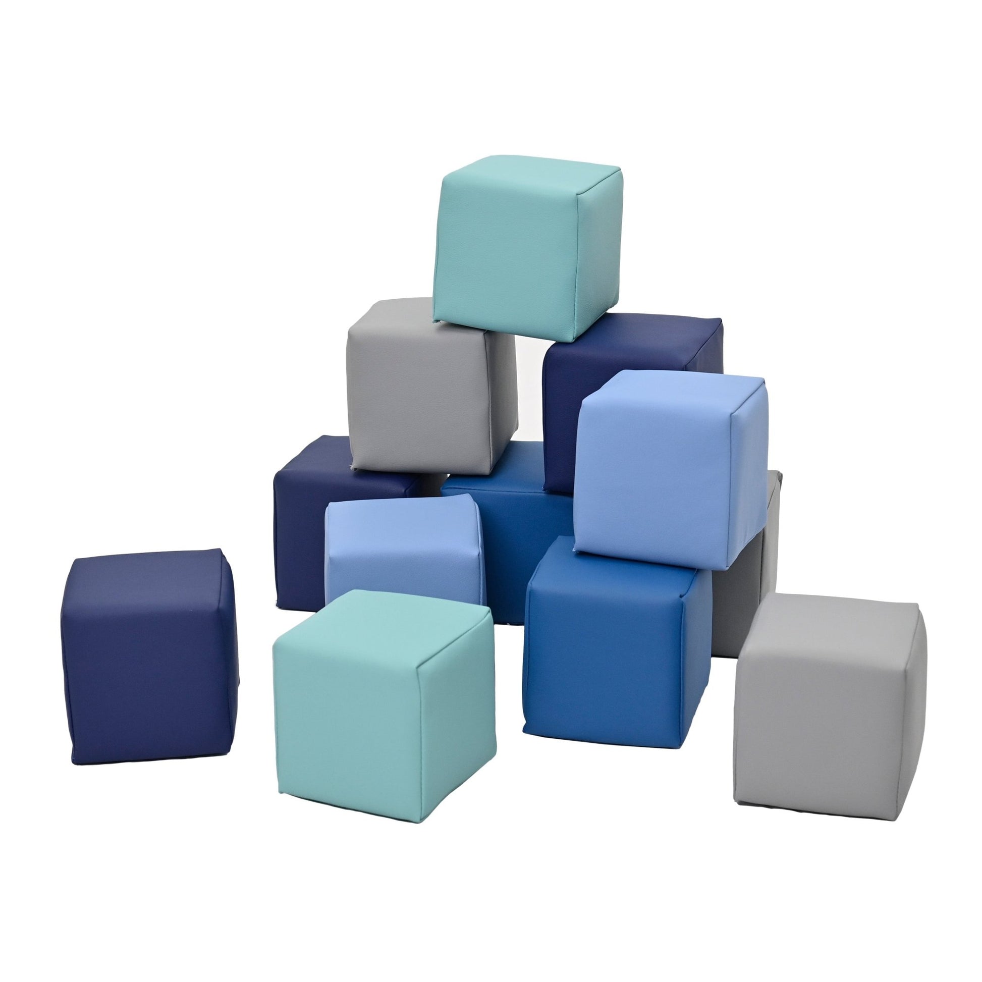 Children's Factory Toddler Baby Blocks - Set of 12 - Tranquility (CF805 - 380) - SchoolOutlet
