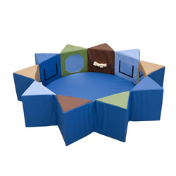 Children's Factory Multi -Activity Pentagon Set - Woodland (CF805-423)