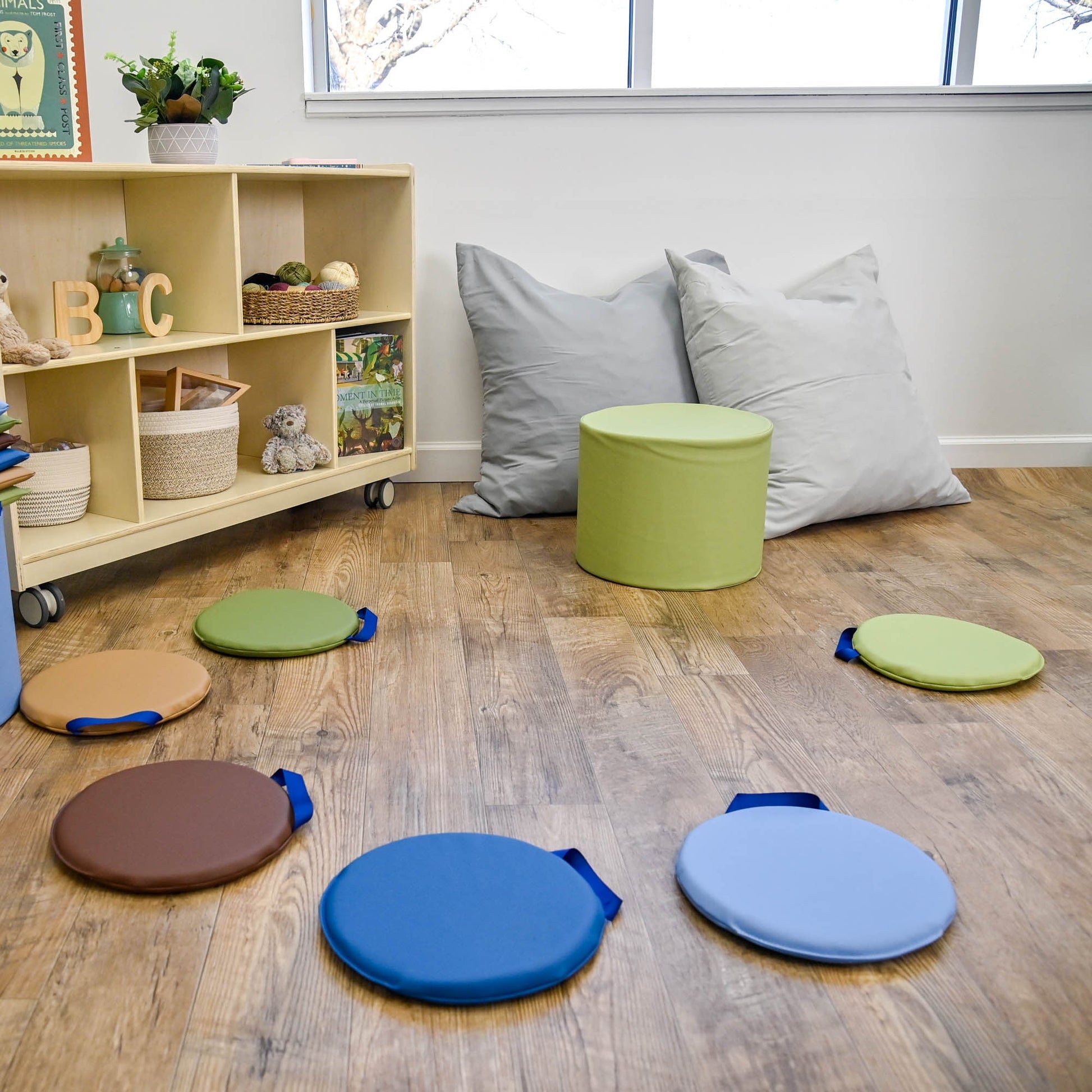Children's Factory 12" Sit - Arounds - Set of 6 - Woodland (CF805 - 435) - SchoolOutlet