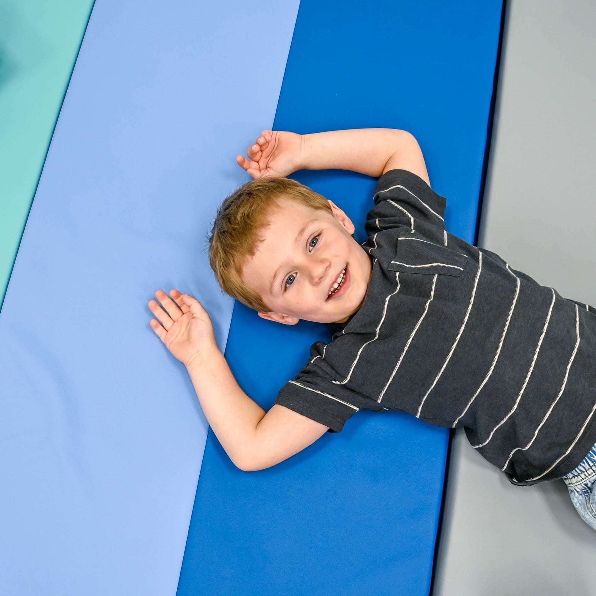 Children's Factory 4' x 6' Folding Gym Mat - Woodland (CF805 - 438) - SchoolOutlet