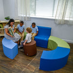 Children's Factory 5 Piece Curve Seating (CF805 - 44X - C) - SchoolOutlet