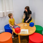 Children's Factory 5 Piece Ottoman Set (CF805 - 4XX) - SchoolOutlet