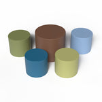 Children's Factory 5 Piece Ottoman Set (CF805 - 4XX) - SchoolOutlet
