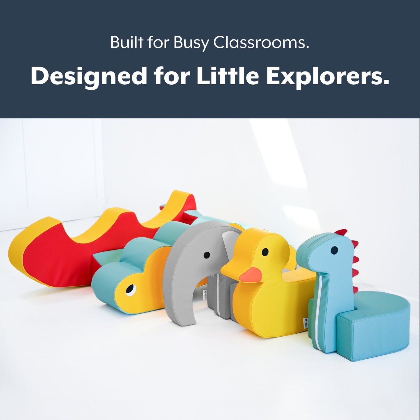 Childrensfactory Emmy Elephant Seat - Gray (CHI - CF805 - 511) - SchoolOutlet