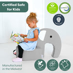 Childrensfactory Emmy Elephant Seat - Gray (CHI - CF805 - 511) - SchoolOutlet