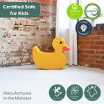 Childrensfactory Disco the Duck Rocker - Yellow (CHI - CF805 - 516) - SchoolOutlet