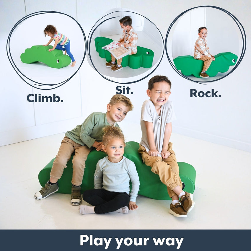 Childrensfactory Coco - Crawling Caterpillar - Green (CHI - CF805 - 519) - SchoolOutlet