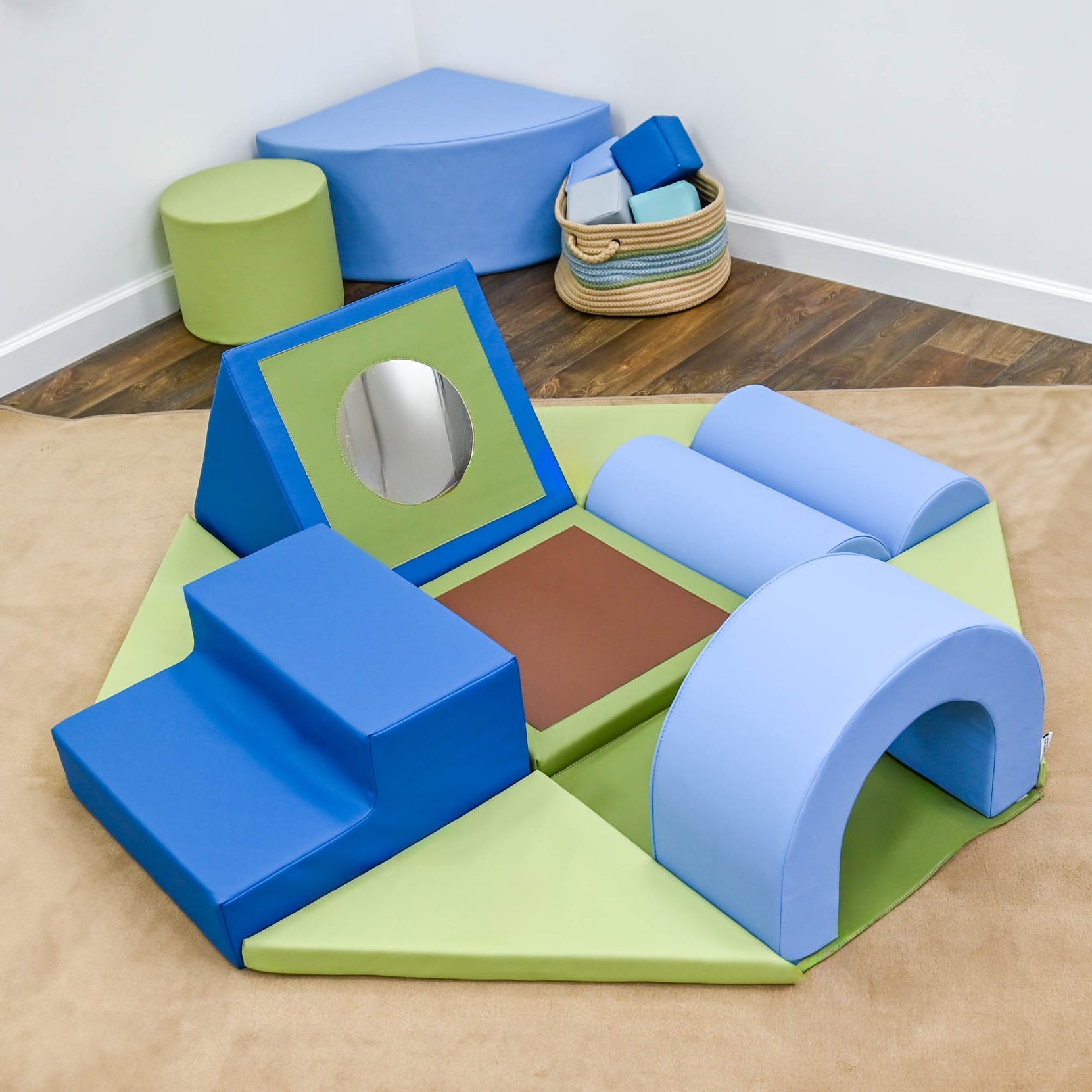Children's Factory Shape and Play Obstacle Course - Woodland (CF810 - 025) - SchoolOutlet