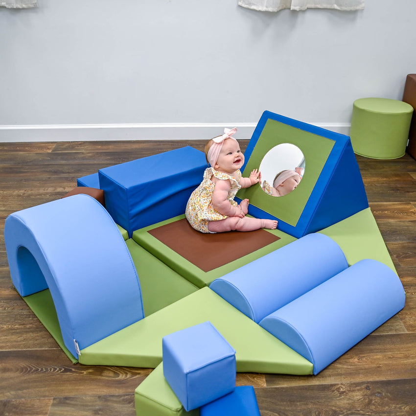 Children's Factory Shape and Play Obstacle Course - Woodland (CF810 - 025) - SchoolOutlet